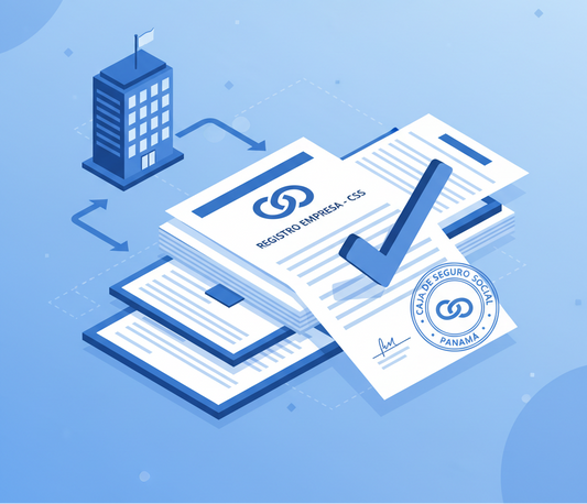 Registro de la empresa ante la Caja del Seguro Social + 5 Colaboradores